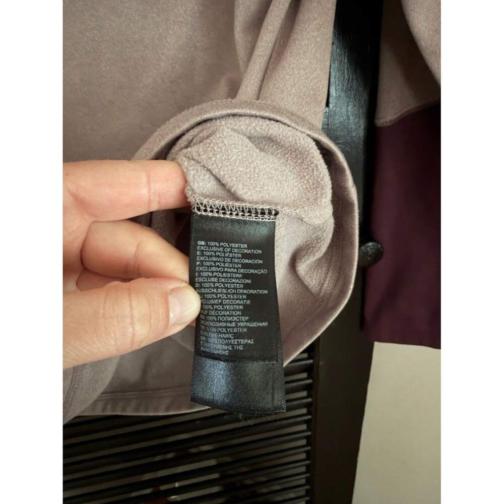 The North Face Canyonlands 1/4 Zip Pullover Women L Plum Purple - Picture 5 of 7